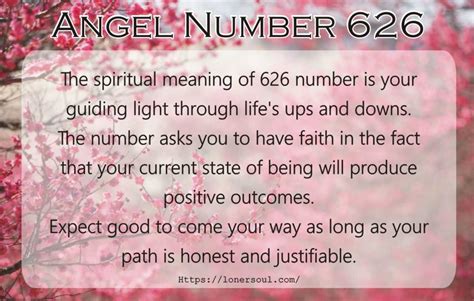 626 angel number|Signification de lange numéro 626